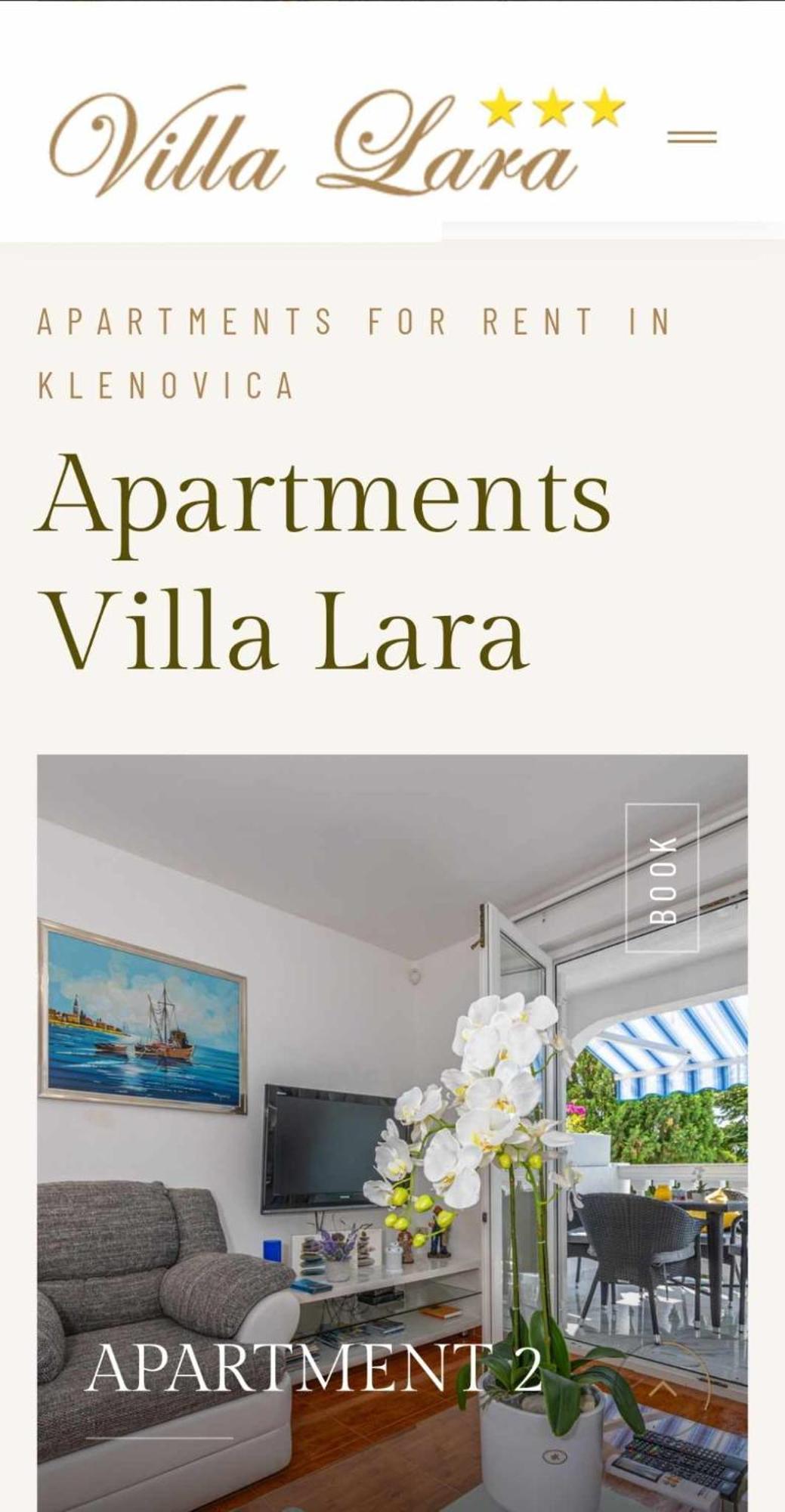Villa Lara Klenovica Eksteriør bilde